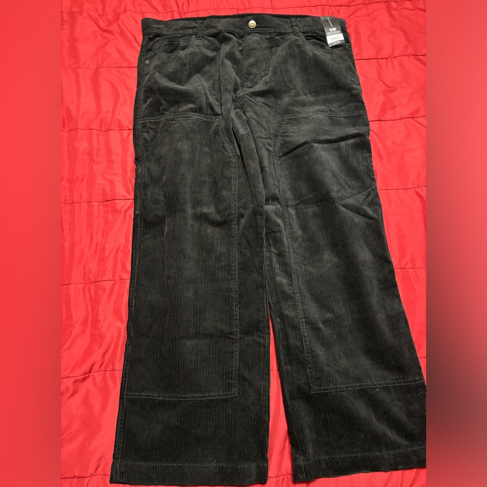 Corduroy carpenter pants